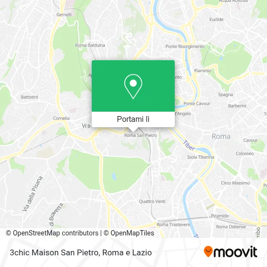 Mappa 3chic Maison San Pietro