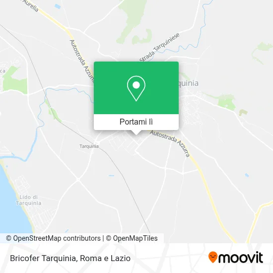 Mappa Bricofer Tarquinia