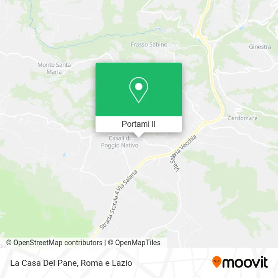 Mappa La Casa Del Pane