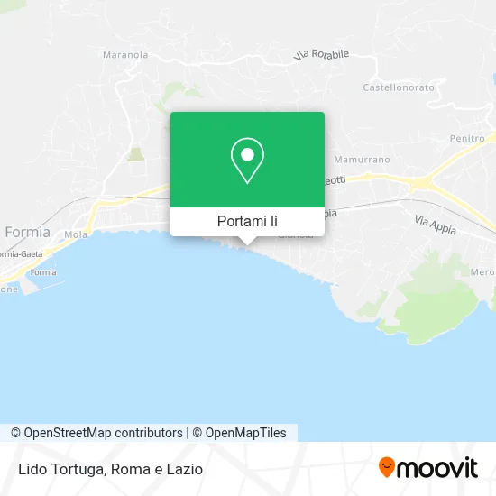 Mappa Lido Tortuga