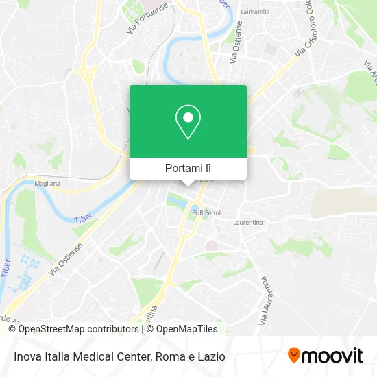 Mappa Inova Italia Medical Center
