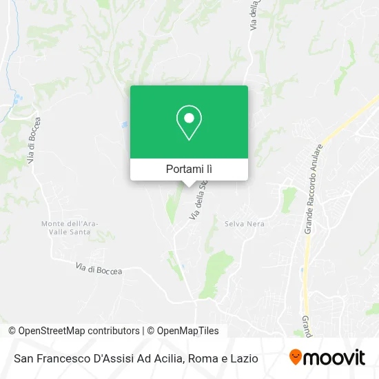 Mappa San Francesco D'Assisi Ad Acilia