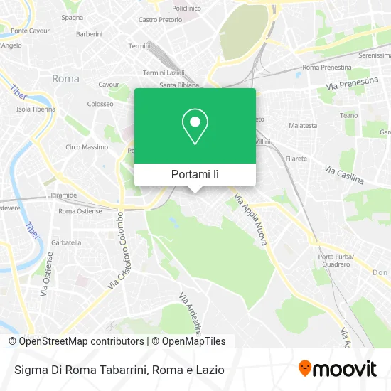 Mappa Sigma Di Roma Tabarrini