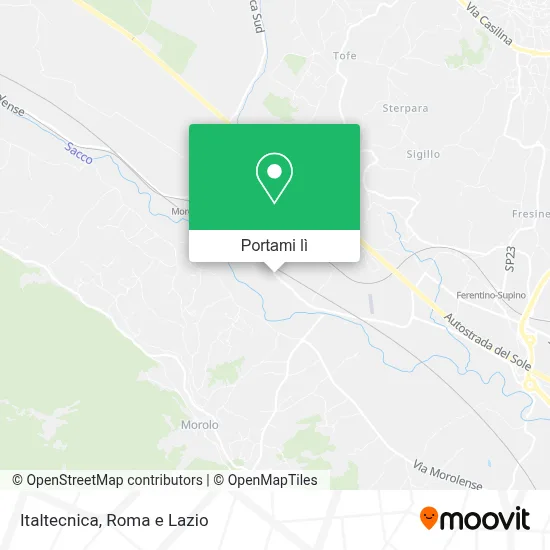 Mappa Italtecnica