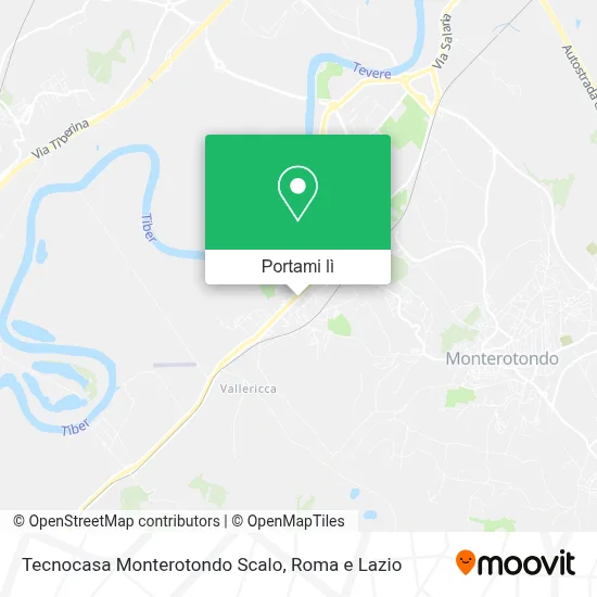 Mappa Tecnocasa Monterotondo Scalo