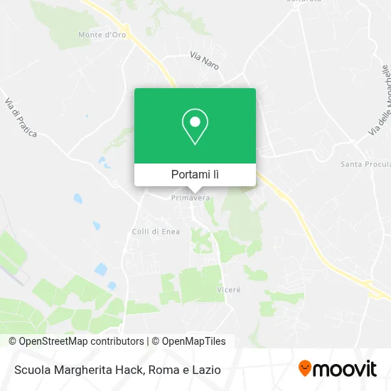 Mappa Scuola Margherita Hack