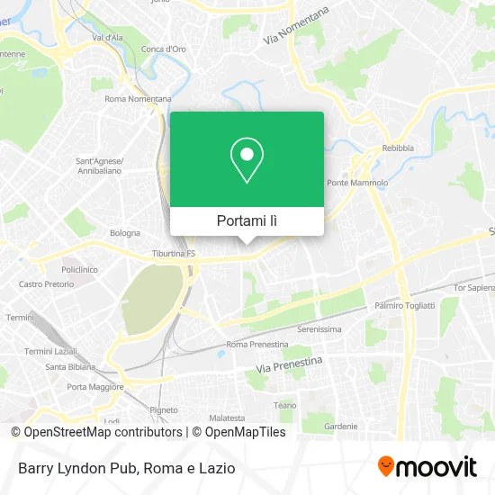 Mappa Barry Lyndon Pub
