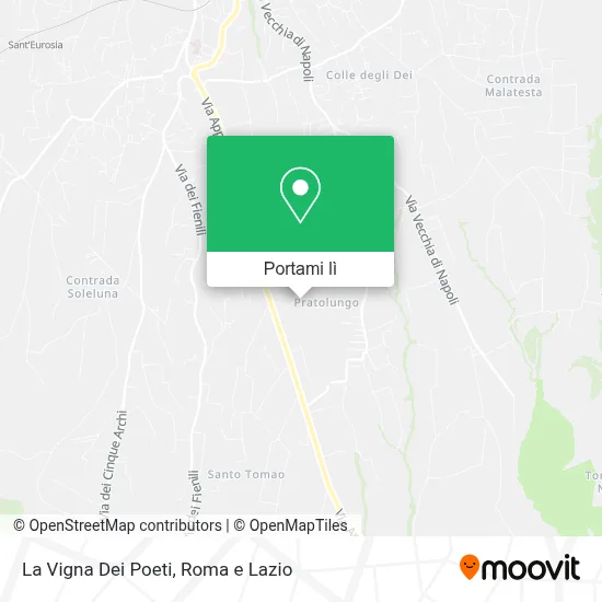 Mappa La Vigna Dei Poeti