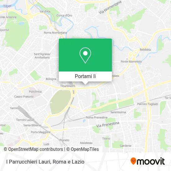 Mappa I Parrucchieri Lauri