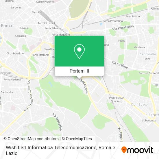 Mappa Wishit Srl Informatica Telecomunicazione