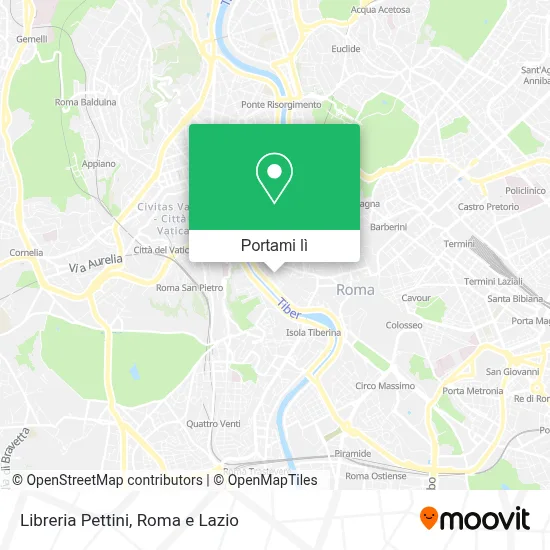 Mappa Libreria Pettini
