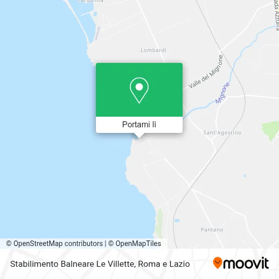 Mappa Stabilimento Balneare Le Villette