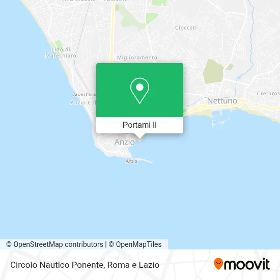 Mappa Circolo Nautico Ponente