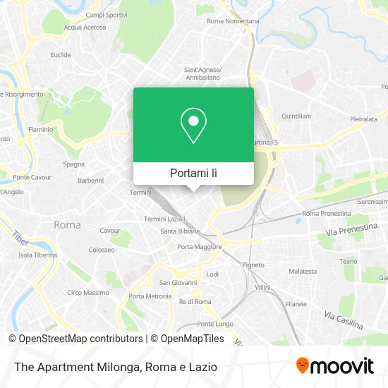 Mappa The Apartment Milonga