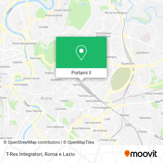 Mappa T-Rex Integratori