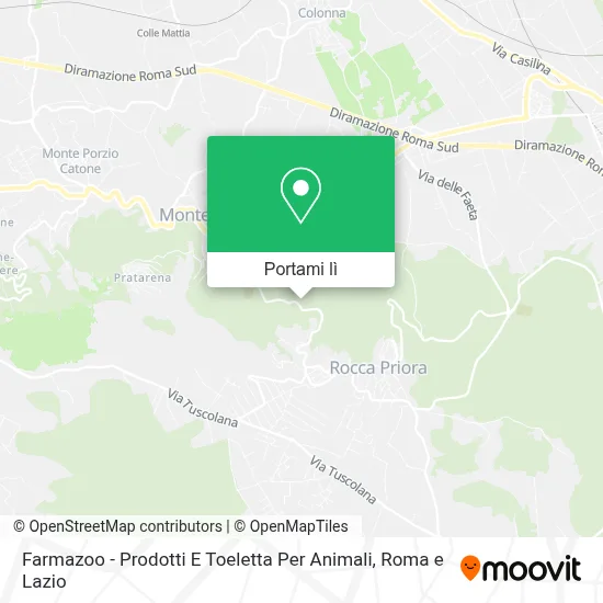 Mappa Farmazoo - Prodotti E Toeletta Per Animali