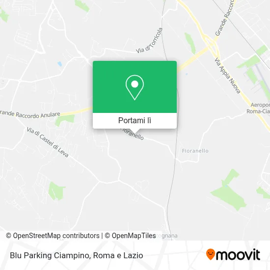 Mappa Blu Parking Ciampino