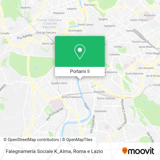 Mappa Falegnameria Sociale K_Alma