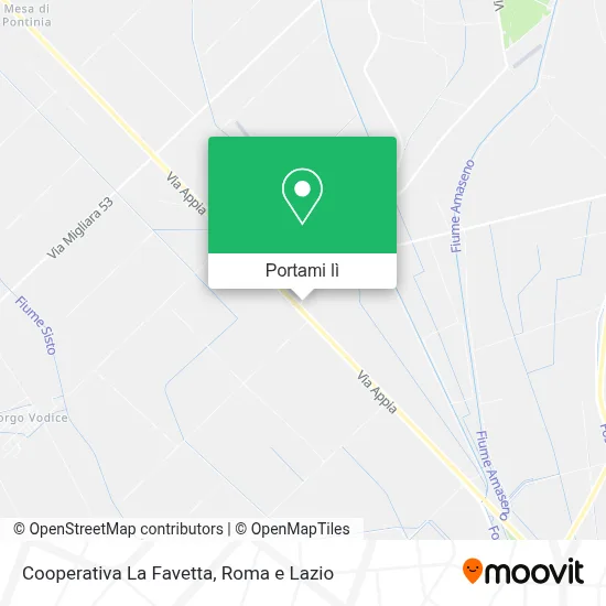 Mappa Cooperativa La Favetta