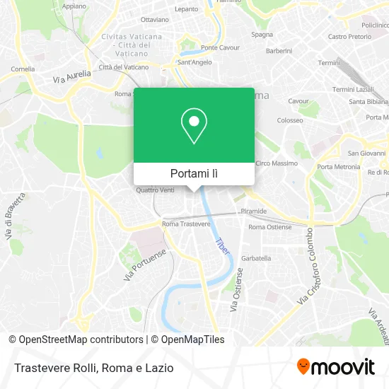 Mappa Trastevere Rolli