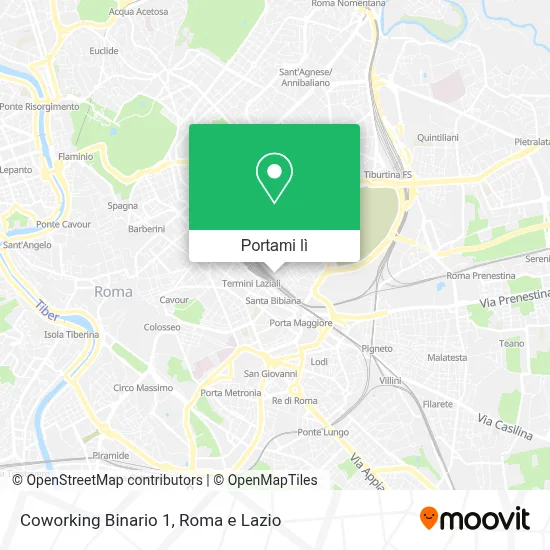 Mappa Coworking Binario 1