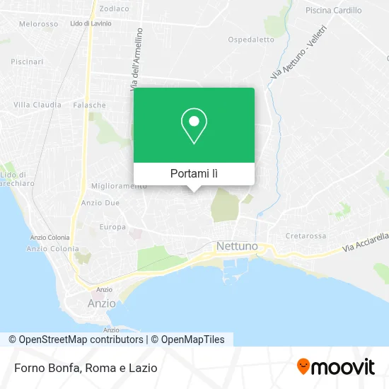 Mappa Forno Bonfa