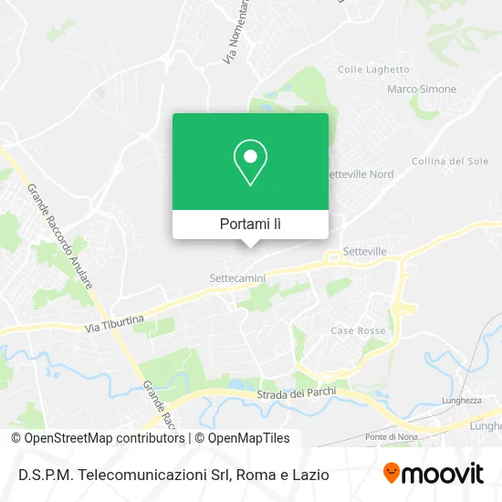Mappa D.S.P.M. Telecomunicazioni Srl