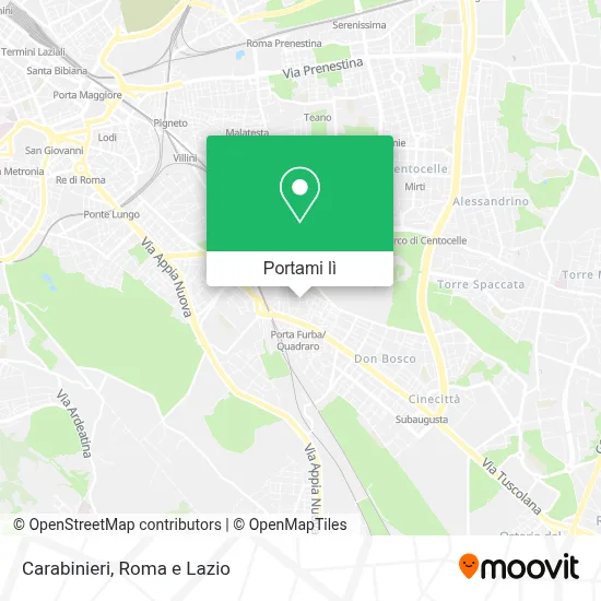 Mappa Carabinieri