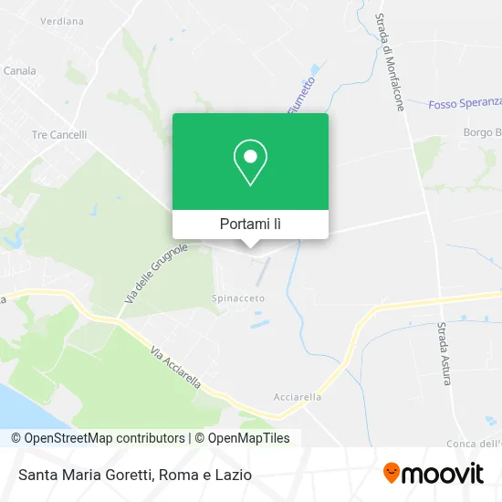 Mappa Santa Maria Goretti