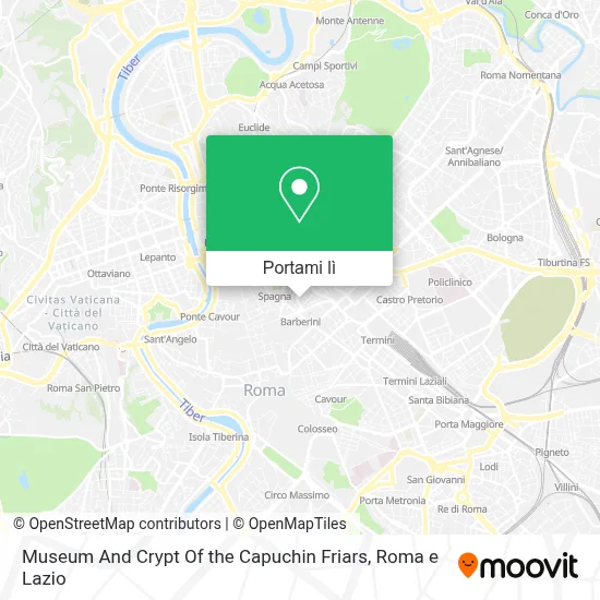 Mappa Museum And Crypt Of the Capuchin Friars