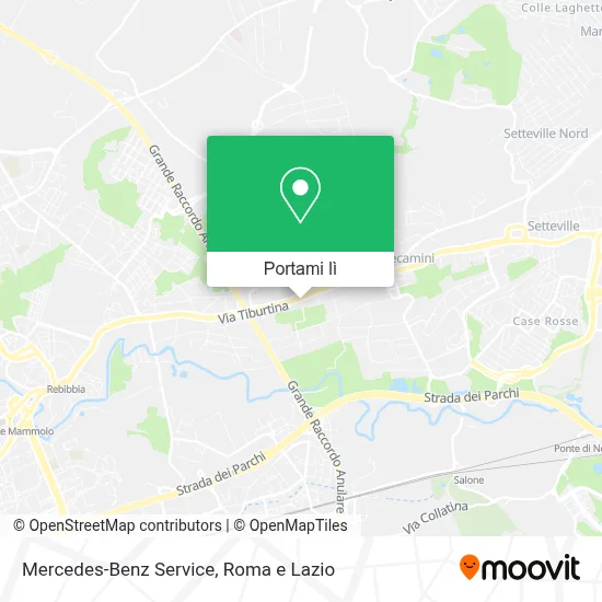 Mappa Mercedes-Benz Service