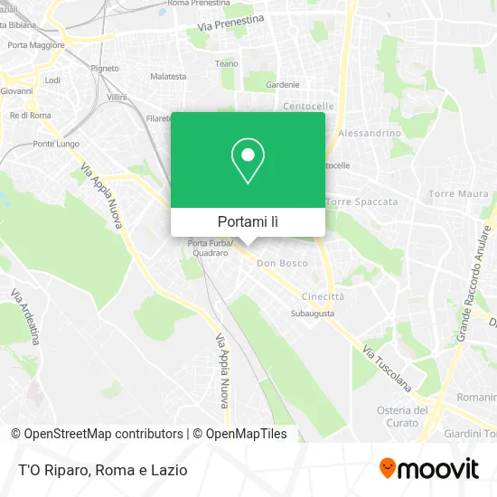 Mappa T'O Riparo