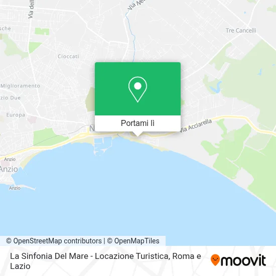 Mappa La Sinfonia Del Mare - Locazione Turistica