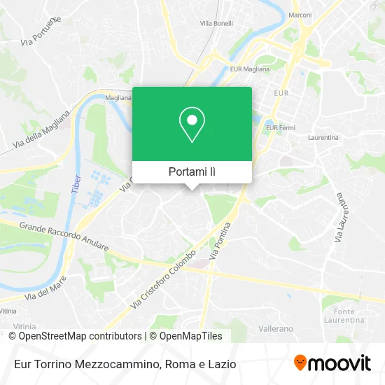 Mappa Eur Torrino Mezzocammino