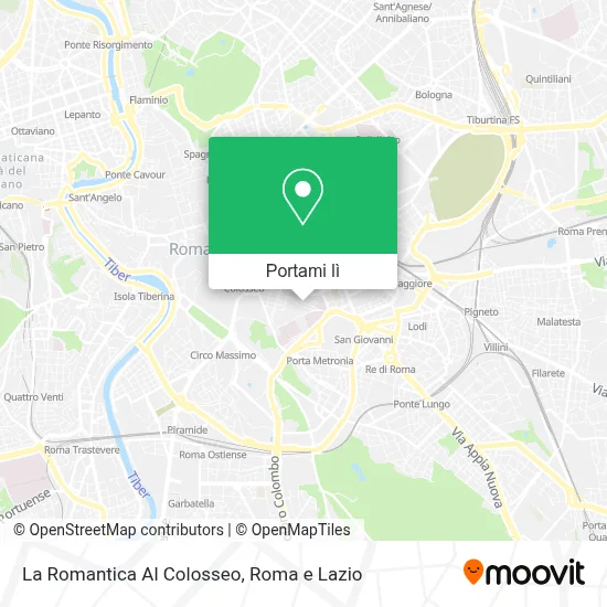 Mappa La Romantica Al Colosseo