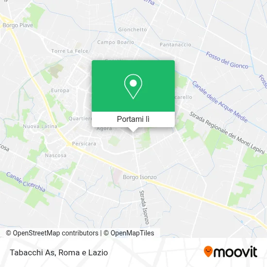 Mappa Tabacchi As