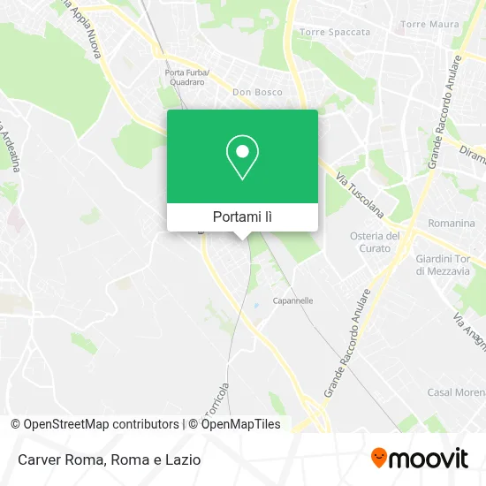 Mappa Carver Roma