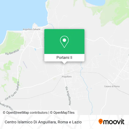 Mappa Centro Islamico Di Anguillara
