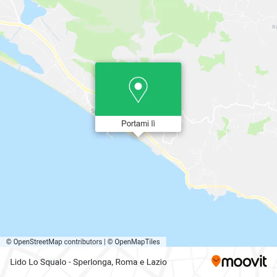 Mappa Lido Lo Squalo - Sperlonga