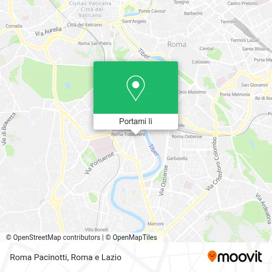 Mappa Roma Pacinotti