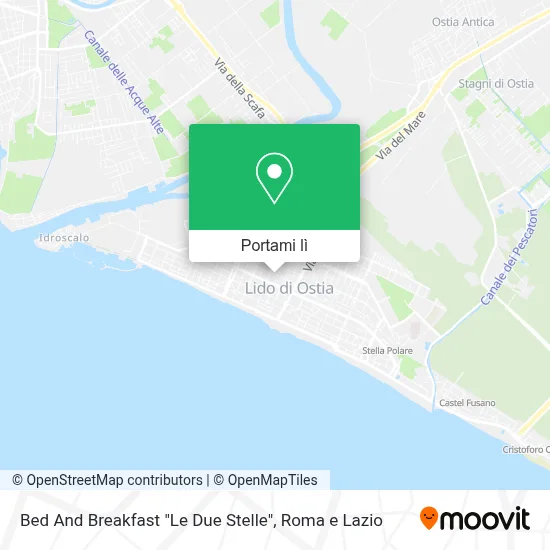 Mappa Bed And Breakfast "Le Due Stelle"