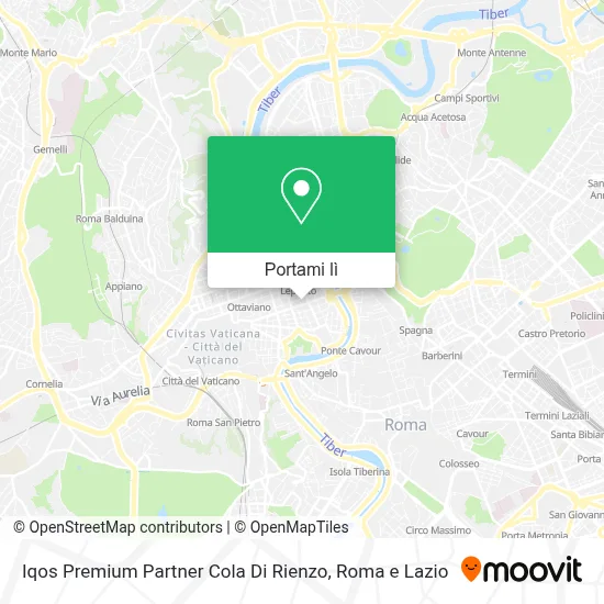 Mappa Iqos Premium Partner Cola Di Rienzo