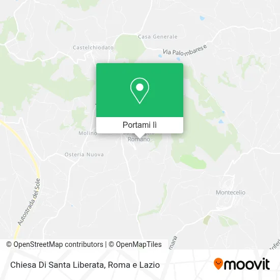 Mappa Chiesa Di Santa Liberata