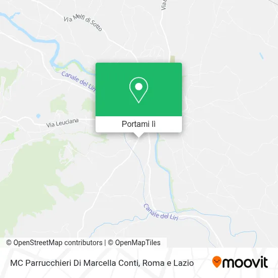 Mappa MC Parrucchieri Di Marcella Conti