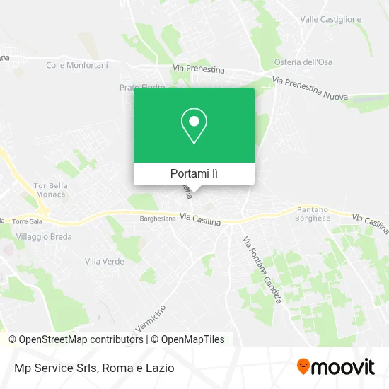 Mappa Mp Service Srls
