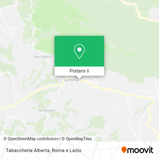 Mappa Tabaccheria Alberta