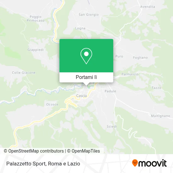 Mappa Palazzetto Sport