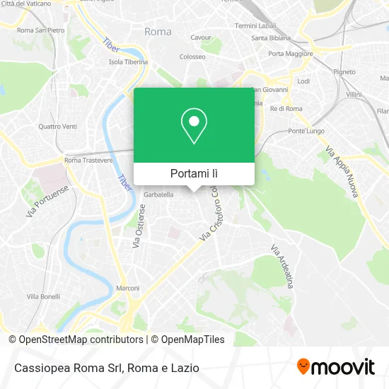 Mappa Cassiopea Roma Srl