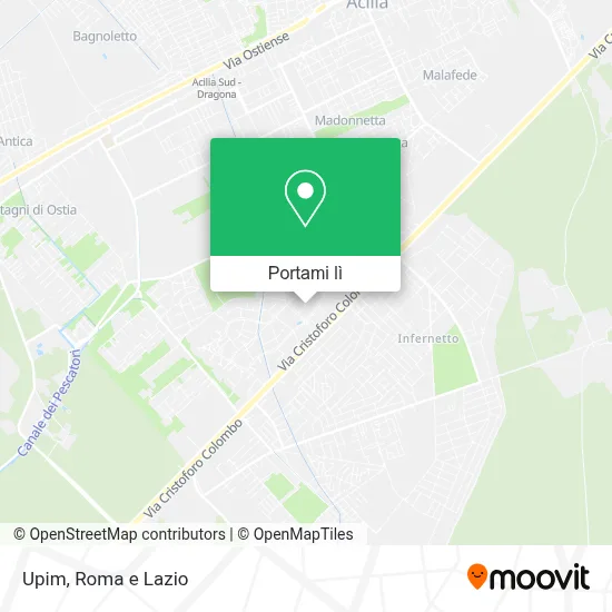 Mappa Upim