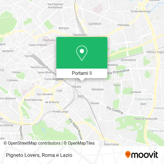 Mappa Pigneto Lovers